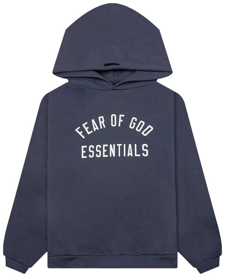 Essentials Navy Blue Kids Hoodie Essentials Navy Blue Kids Hoodie