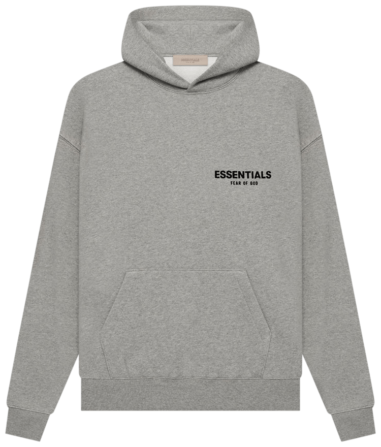 Essentials FOG Grey Hoodie Long Sleeve Essentials FOG Grey Hoodie Long Sleeve