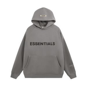 Dark Grey Essentials Hoodie