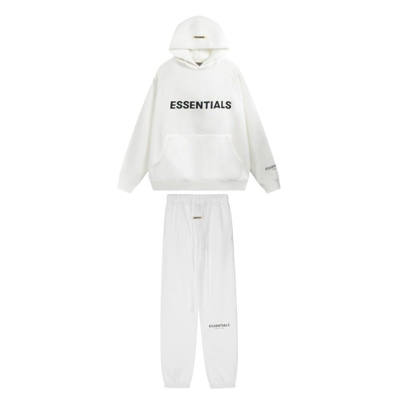 Essentials Tracksuit White Essentials Tracksuit White