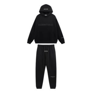 Mattle Black Essentials tracksuit