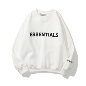 Essentials White Sweatshirt
